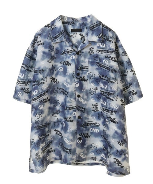 Candy Stripper（キャンディストリッパー）の「SPLENDID CANDY TIE DYE シャツ（シャツ/ブラウス・レディース・グレー/オレンジ/ブルー・2）」の2枚目の写真