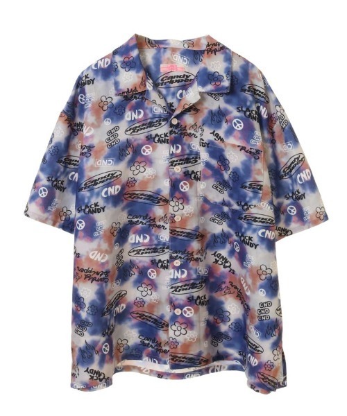 Candy Stripper（キャンディストリッパー）の「SPLENDID CANDY TIE DYE シャツ（シャツ/ブラウス・レディース・グレー/オレンジ/ブルー・2）」の8枚目の写真