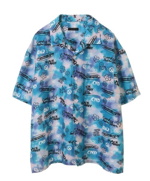 Candy Stripper（キャンディストリッパー）の「SPLENDID CANDY TIE DYE シャツ（シャツ/ブラウス・レディース・グレー/オレンジ/ブルー・2）」の4枚目の写真