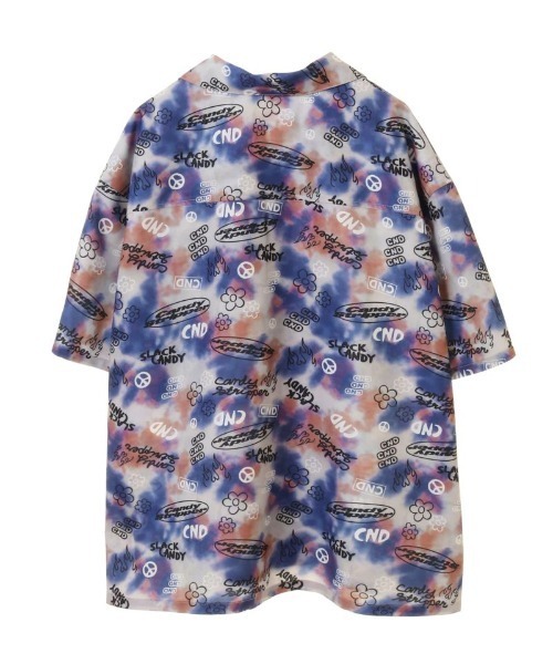 Candy Stripper（キャンディストリッパー）の「SPLENDID CANDY TIE DYE シャツ（シャツ/ブラウス・レディース・グレー/オレンジ/ブルー・2）」の7枚目の写真
