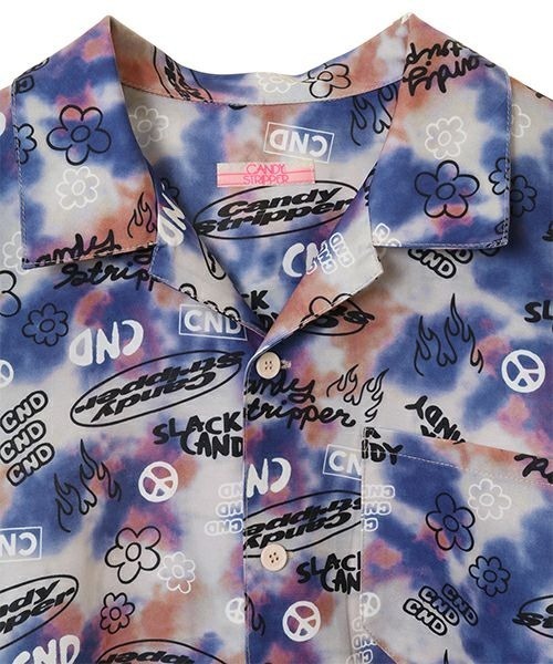 Candy Stripper（キャンディストリッパー）の「SPLENDID CANDY TIE DYE シャツ（シャツ/ブラウス・レディース・グレー/オレンジ/ブルー・2）」の10枚目の写真