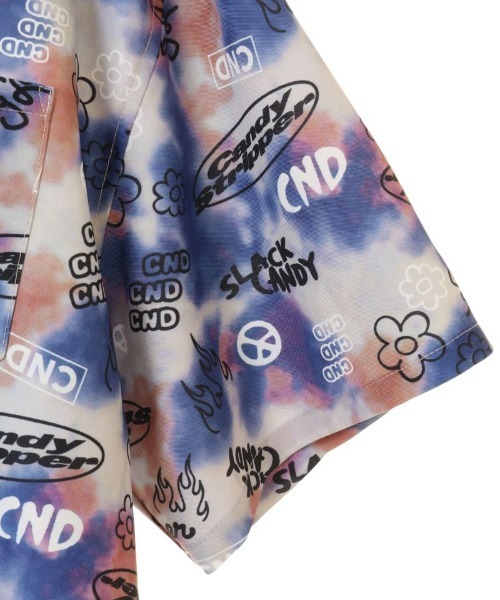 Candy Stripper（キャンディストリッパー）の「SPLENDID CANDY TIE DYE シャツ（シャツ/ブラウス・レディース・グレー/オレンジ/ブルー・2）」の15枚目の写真