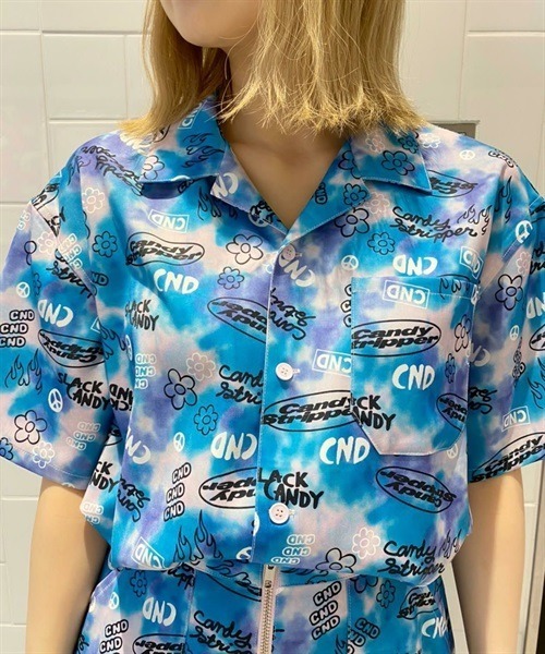 Candy Stripper（キャンディストリッパー）の「SPLENDID CANDY TIE DYE シャツ（シャツ/ブラウス・レディース・グレー/オレンジ/ブルー・2）」の18枚目の写真