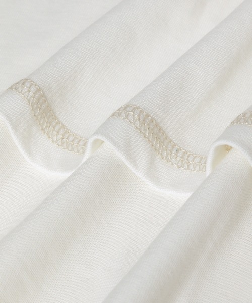 ADAM ET ROPE'（アダムエロペ）の「【WEB限定】フレアフレンチスリーブTEE（Tシャツ/カットソー・レディース・ブラック/ホワイト/グリーン系その他2/クリーム・FREE）」の12枚目の写真