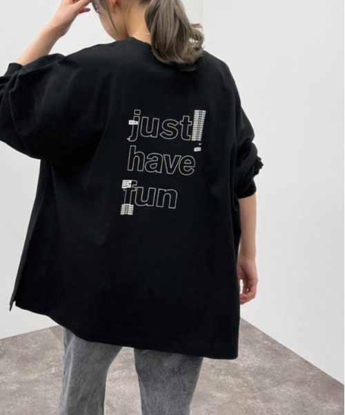 apres jour mignon（アプレジュールミニョン）の「アソートスリットロンＴ３【ZOZOTOWN限定アイテム】（Tシャツ/カットソー・レディース・ダークブルー/ブラック系その他2/オフホワイト/ブラック系その他/ホワイト系その他3/ホワイト系その他2/ホワイト系その他/アイボリー/ブルー系その他/ブラック/パープル・フリー/X-LARGE）」の8枚目の写真