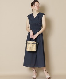 N.（N. Natural Beauty Basic） | 【S Size Line】◆ハイウエストシャーリングマキシワンピース(ワンピース)