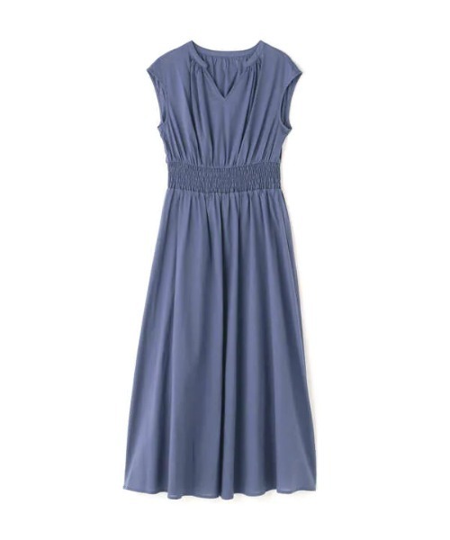 N.（N. Natural Beauty Basic）（エヌエヌナチュラルビューティーベーシック）の「【S Size Line】◆ハイウエストシャーリングマキシワンピース（ワンピース・レディース・ブラック/ネイビー/ブルー/ライトグリーン/グレイッシュベージュ・SMALL/MEDIUM）」の14枚目の写真