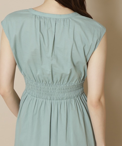 N.（N. Natural Beauty Basic）（エヌエヌナチュラルビューティーベーシック）の「【S Size Line】◆ハイウエストシャーリングマキシワンピース（ワンピース・レディース・ブラック/ネイビー/ブルー/ライトグリーン/グレイッシュベージュ・SMALL/MEDIUM）」の19枚目の写真