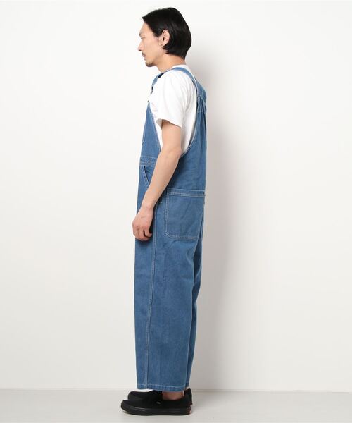 SPINNS（スピンズ）の「【ゆったりシルエット】デニムオーバーオール（サロペット/オーバーオール・メンズ・ネイビー/ブルー・M/L）」の3枚目の写真