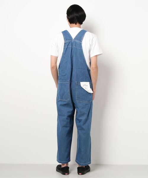 SPINNS（スピンズ）の「【ゆったりシルエット】デニムオーバーオール（サロペット/オーバーオール・メンズ・ネイビー/ブルー・M/L）」の4枚目の写真