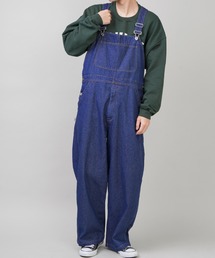 SPINNS | 【ゆったりシルエット】デニムオーバーオール(サロペット/オーバーオール)