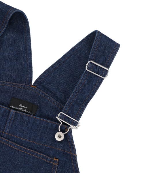 SPINNS（スピンズ）の「【ゆったりシルエット】デニムオーバーオール（サロペット/オーバーオール・メンズ・ネイビー/ブルー・M/L）」の13枚目の写真