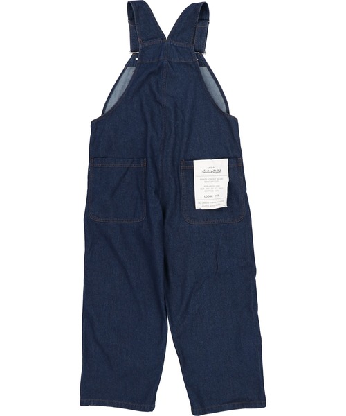 SPINNS（スピンズ）の「【ゆったりシルエット】デニムオーバーオール（サロペット/オーバーオール・メンズ・ネイビー/ブルー・M/L）」の12枚目の写真