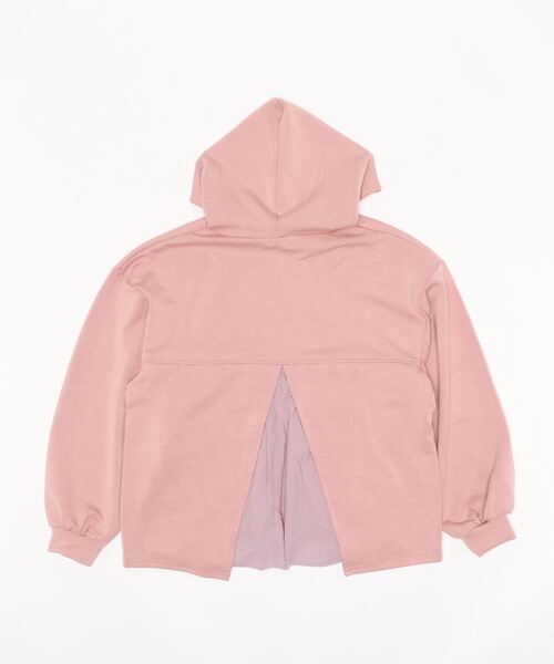 ＆yam（アンドヤム）の「バックスリットデザイン ダンボールパーカー（パーカー・キッズ・ピンク/ブルー/ベージュ/ブラック/ブラウン・110-120cm/120-130cm/130-140cm/150-160cm/140-150cm）」の6枚目の写真