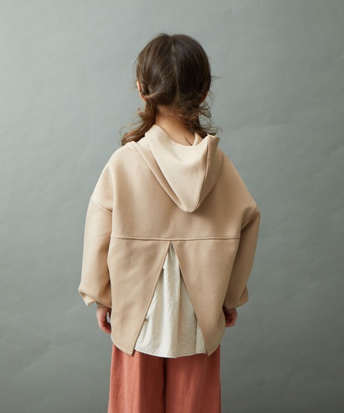 ＆yam（アンドヤム）の「バックスリットデザイン ダンボールパーカー（パーカー・キッズ・ピンク/ブルー/ベージュ/ブラック/ブラウン・110-120cm/120-130cm/130-140cm/150-160cm/140-150cm）」の21枚目の写真