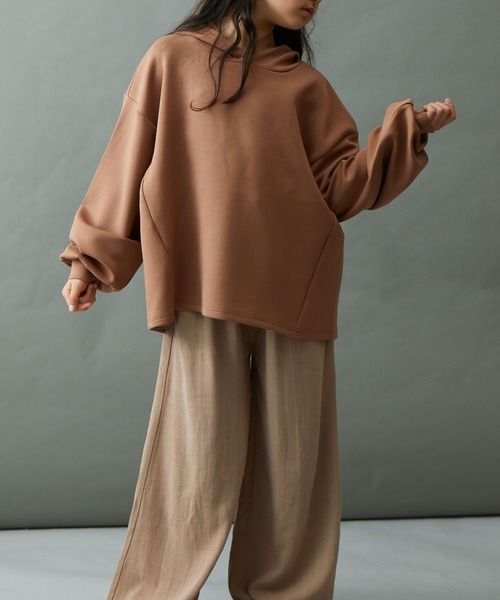 ＆yam（アンドヤム）の「バックスリットデザイン ダンボールパーカー（パーカー・キッズ・ピンク/ブルー/ベージュ/ブラック/ブラウン・110-120cm/120-130cm/130-140cm/150-160cm/140-150cm）」の12枚目の写真