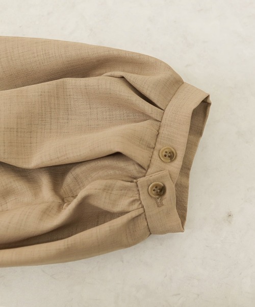 Social GIRL（ソーシャルガール）の「2WAYボリュームギャザーシャツワンピース（シャツワンピース・レディース・ブラック/オレンジ/モカ・M）」の20枚目の写真