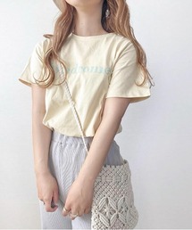 EPIMI E'PIMMY | 【期間限定】カラフルTシャツ×裾メローリブワイドパンツ　ワンマイルSET(その他パンツ)