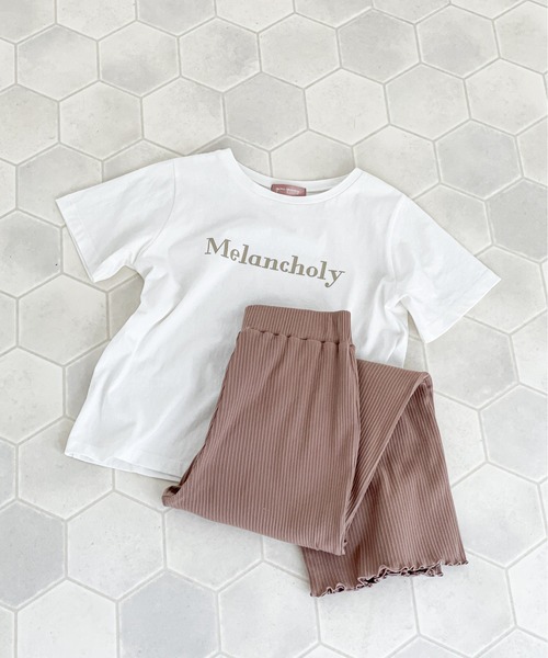 EPIMI E'PIMMY（エピミエピミー）の「【期間限定】カラフルTシャツ×裾メローリブワイドパンツ　ワンマイルSET（その他パンツ・レディース・ブラック/ブラウン/アイボリー/シルバーグレー/モカ/グレー系その他/グリーン系その他/グリーン系その他2・MEDIUM）」の7枚目の写真