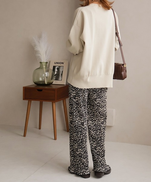 Social GIRL（ソーシャルガール）の「プリーツプリントパンツ　ダルメシアン柄（その他パンツ・レディース・ブラック/ベージュ/オフホワイト・M）」の22枚目の写真