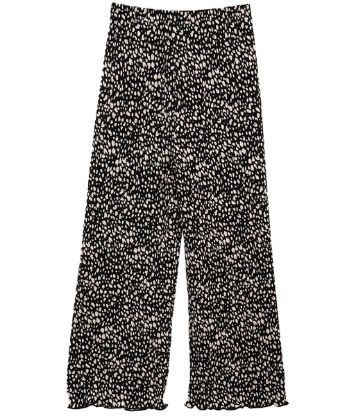 Social GIRL（ソーシャルガール）の「プリーツプリントパンツ　ダルメシアン柄（その他パンツ・レディース・ブラック/ベージュ/オフホワイト・M）」の19枚目の写真