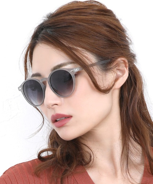 blackdia ocean(ブラックダイヤオーシャン)の「blackdia ocean ボストンサングラス(サングラス・レディース・ブラック/ブラック系その他/グレー系その他/ブラウン系その他/ベージュ系その他/ブラウン系その他2・FREE)」の4枚目の写真
