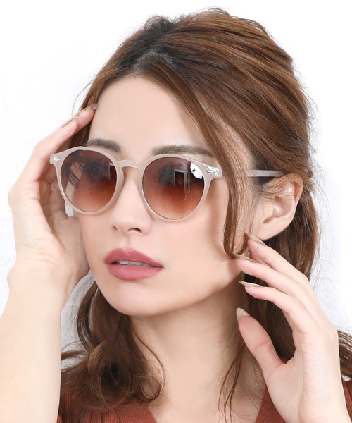 blackdia ocean(ブラックダイヤオーシャン)の「blackdia ocean ボストンサングラス(サングラス・レディース・ブラック/ブラック系その他/グレー系その他/ブラウン系その他/ベージュ系その他/ブラウン系その他2・FREE)」の6枚目の写真