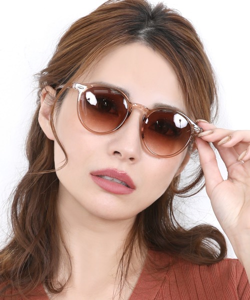 blackdia ocean(ブラックダイヤオーシャン)の「blackdia ocean ボストンサングラス(サングラス・レディース・ブラック/ブラック系その他/グレー系その他/ブラウン系その他/ベージュ系その他/ブラウン系その他2・FREE)」の5枚目の写真