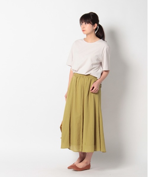 MB mint breeze（エムビーミントブリーズ）の「【M~5L】フレアー スカート（スカート・レディース・ネイビー/キャメル・LL/3L/4L/5L/M/L）」の10枚目の写真