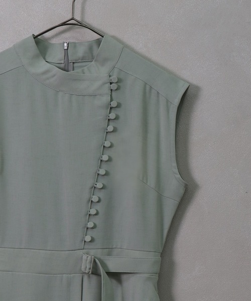 &g'aime（アンジェム）の「【&g'aime】シャツロングワンピース（ワンピース・レディース・ブラック/ライトグリーン/グレイッシュベージュ/テラコッタ・FREE）」の5枚目の写真