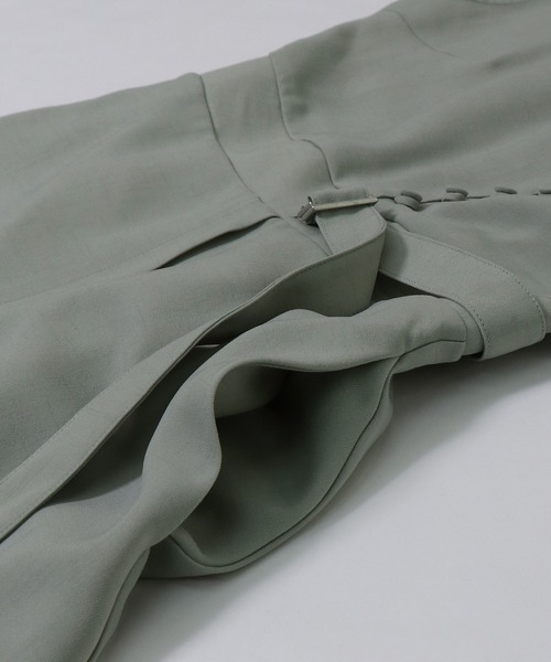 &g'aime（アンジェム）の「【&g'aime】シャツロングワンピース（ワンピース・レディース・ブラック/ライトグリーン/グレイッシュベージュ/テラコッタ・FREE）」の10枚目の写真