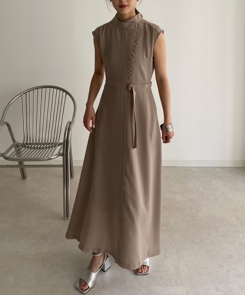 &g'aime（アンジェム）の「【&g'aime】シャツロングワンピース（ワンピース・レディース・ブラック/ライトグリーン/グレイッシュベージュ/テラコッタ・FREE）」の20枚目の写真