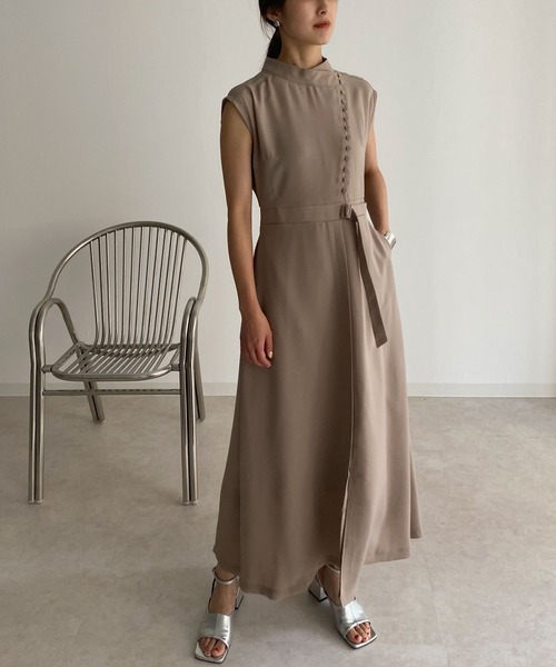 &g'aime（アンジェム）の「【&g'aime】シャツロングワンピース（ワンピース・レディース・ブラック/ライトグリーン/グレイッシュベージュ/テラコッタ・FREE）」の21枚目の写真