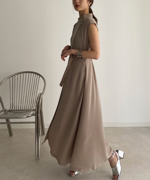 &g'aime（アンジェム）の「【&g'aime】シャツロングワンピース（ワンピース・レディース・ブラック/ライトグリーン/グレイッシュベージュ/テラコッタ・FREE）」の22枚目の写真