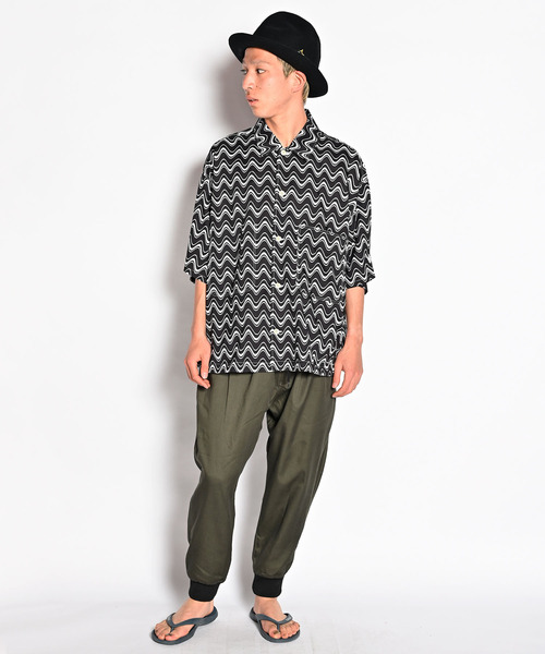 ALDIES（アールディーズ）の「Wave Shirts / ウェーブシャツ（シャツ/ブラウス・メンズ・オレンジ/ブルー/レッド/ブラック・MEDIUM/LARGE/SMALL）」の2枚目の写真