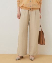 ADAM ET ROPE' | 【アウトレット店舗・WEB限定】セルロースリネンバックイージースリットパンツ(その他パンツ)