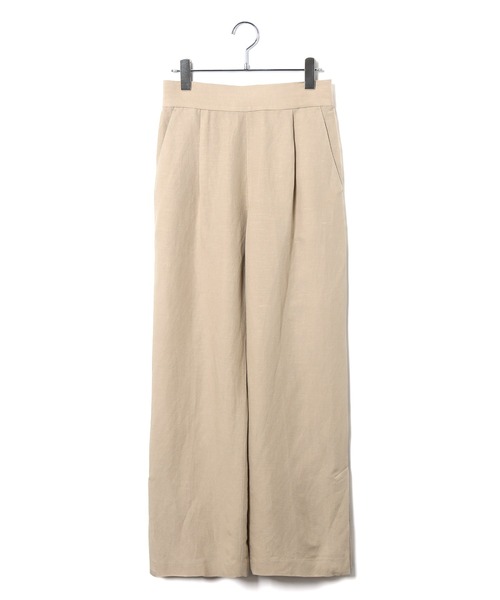 ADAM ET ROPE'（アダムエロペ）の「【アウトレット店舗・WEB限定】セルロースリネンバックイージースリットパンツ（その他パンツ・レディース・オレンジ/ベージュ系その他/ブルー系その他・FREE）」の16枚目の写真