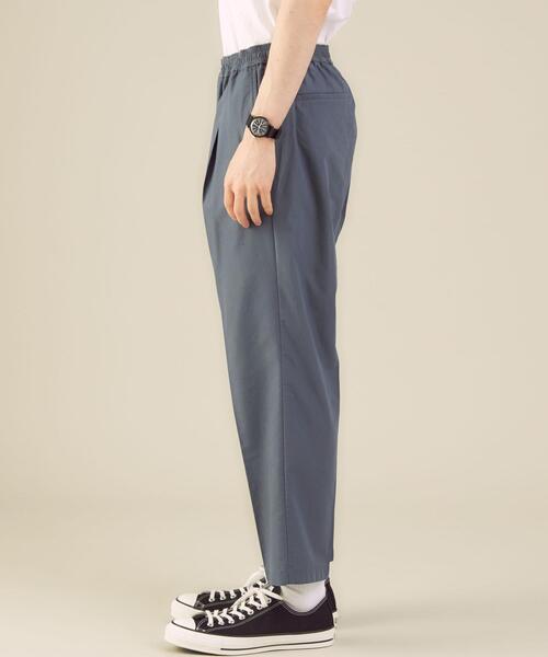 green label relaxing（グリーンレーベルリラクシング）の「CM ドライ TC 1プリーツ イージーパンツ 9分丈（その他パンツ・メンズ・ブラック/コバルトブルー/モカ・X-LARGE/MEDIUM/LARGE/SMALL）」の6枚目の写真