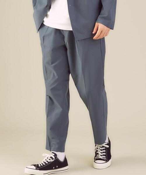 green label relaxing（グリーンレーベルリラクシング）の「CM ドライ TC 1プリーツ イージーパンツ 9分丈（その他パンツ・メンズ・ブラック/コバルトブルー/モカ・X-LARGE/MEDIUM/LARGE/SMALL）」の10枚目の写真