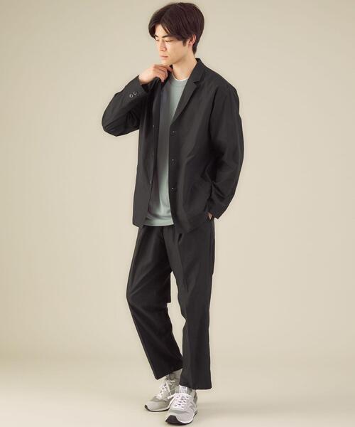 green label relaxing（グリーンレーベルリラクシング）の「CM ドライ TC 1プリーツ イージーパンツ 9分丈（その他パンツ・メンズ・ブラック/コバルトブルー/モカ・X-LARGE/MEDIUM/LARGE/SMALL）」の5枚目の写真