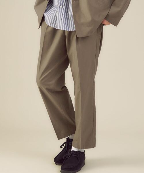 green label relaxing（グリーンレーベルリラクシング）の「CM ドライ TC 1プリーツ イージーパンツ 9分丈（その他パンツ・メンズ・ブラック/コバルトブルー/モカ・X-LARGE/MEDIUM/LARGE/SMALL）」の15枚目の写真