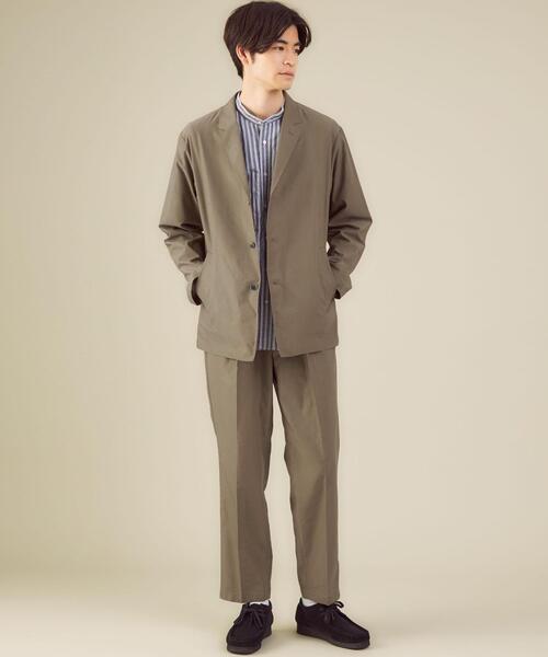 green label relaxing（グリーンレーベルリラクシング）の「CM ドライ TC 1プリーツ イージーパンツ 9分丈（その他パンツ・メンズ・ブラック/コバルトブルー/モカ・X-LARGE/MEDIUM/LARGE/SMALL）」の7枚目の写真