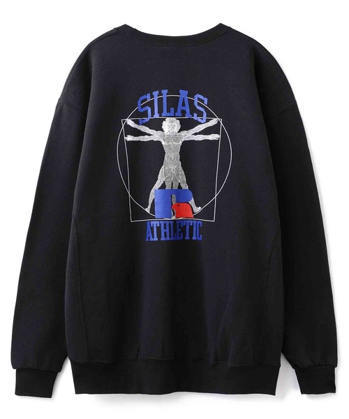 SILAS（サイラス）の「SILASxRUSSELL SWEATSHIRT HUMAN FIGURE（スウェット・メンズ・アッシュ/ブラック/ネイビー・LARGE/X-LARGE/MEDIUM）」の11枚目の写真
