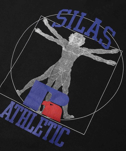 SILAS（サイラス）の「SILASxRUSSELL SWEATSHIRT HUMAN FIGURE（スウェット・メンズ・アッシュ/ブラック/ネイビー・LARGE/X-LARGE/MEDIUM）」の5枚目の写真