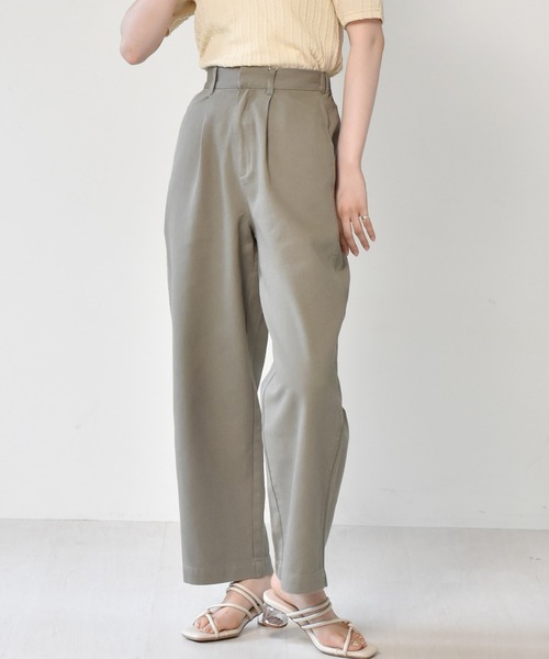 RETRO GIRL（レトロガール）の「コクーンルーズパンツ（デニムパンツ・レディース・グリーン/ライトブルー/ダークブルー/ベージュ・FREE）」の3枚目の写真