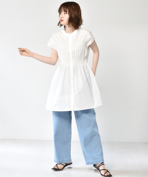 RETRO GIRL（レトロガール）の「コクーンルーズパンツ（デニムパンツ・レディース・グリーン/ライトブルー/ダークブルー/ベージュ・FREE）」の10枚目の写真