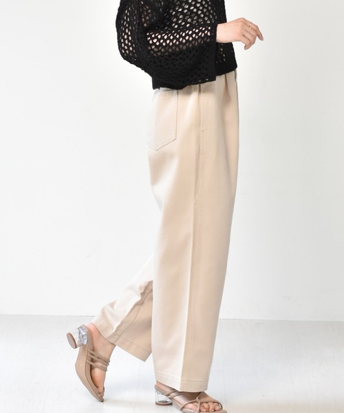 RETRO GIRL（レトロガール）の「コクーンルーズパンツ（デニムパンツ・レディース・グリーン/ライトブルー/ダークブルー/ベージュ・FREE）」の13枚目の写真