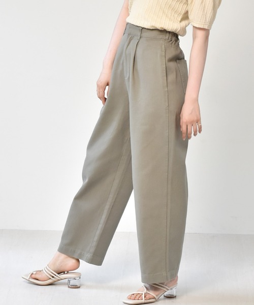 RETRO GIRL（レトロガール）の「コクーンルーズパンツ（デニムパンツ・レディース・グリーン/ライトブルー/ダークブルー/ベージュ・FREE）」の15枚目の写真