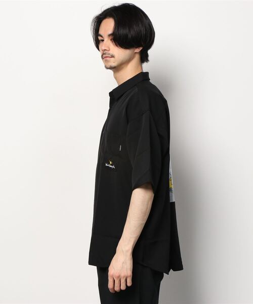 Mark Gonzales（マーク・ゴンザレス）の「半袖ワークシャツ（シャツ/ブラウス・メンズ・ホワイト/ブラック/ベージュ・L/XL/M）」の17枚目の写真