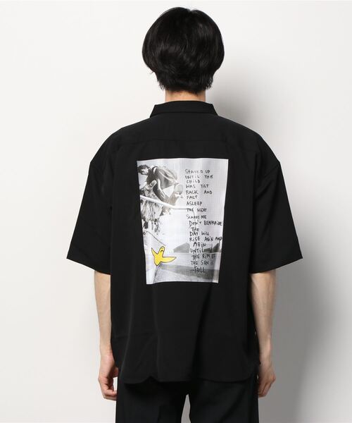 Mark Gonzales（マーク・ゴンザレス）の「半袖ワークシャツ（シャツ/ブラウス・メンズ・ホワイト/ブラック/ベージュ・L/XL/M）」の18枚目の写真